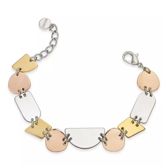 Tri-Tone Sculptural Flex Bracelet - Picture 4 of 4